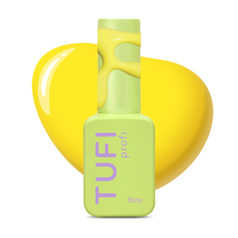 Гель-лак TUFI Profi Summerline №31 Lemon яскраво-жовтий 10 мл
