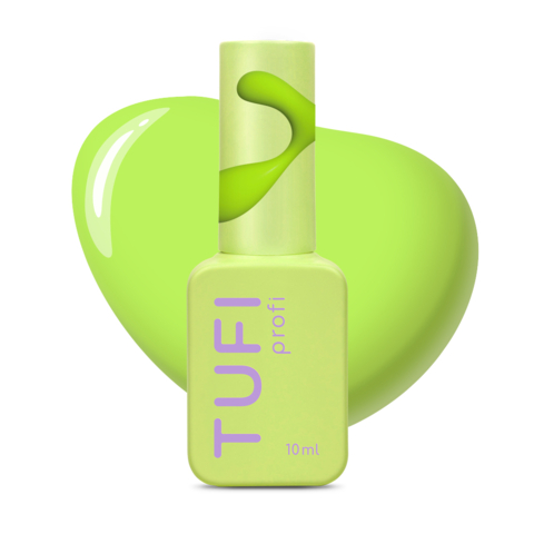 Гель-лак TUFI Profi Summerline №33 Lime неоново-салатовий 10 мл