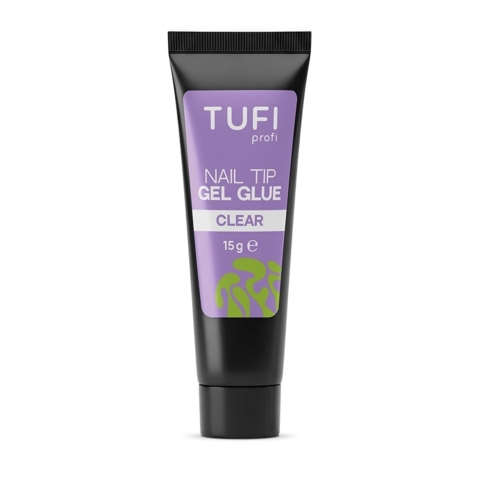 Гель-клей для тіпсів TUFI profi прозорий 15 г