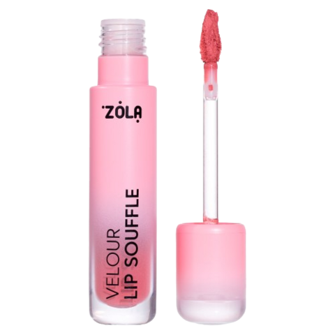 Помада матовая бархатная Zola Lip Souffle 01 Rose Dream