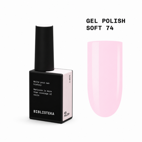 Гель-лак Biblioteka Cool Air №74 Soft Ніжність 10 мл