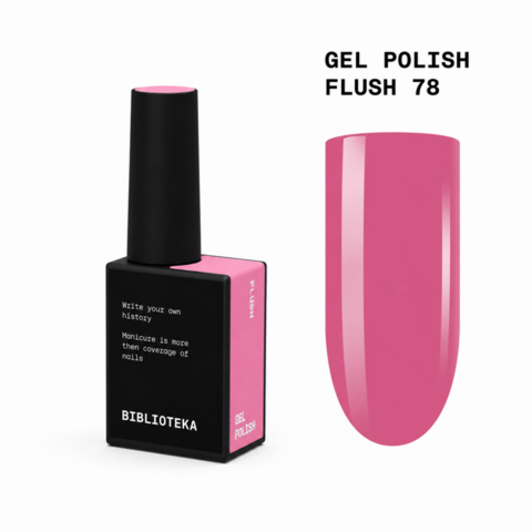 Гель-лак Biblioteka Cool Air №78 Flush Рум’янець 10 мл