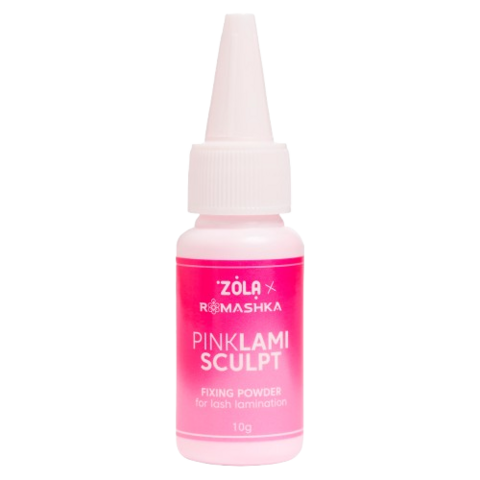Пудра фіксуюча для ламінування вій Zola x Romashka Pink LamiSculpt 10 г