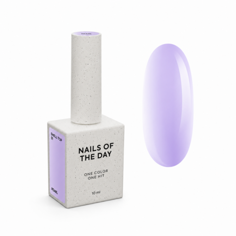 Топ Nails Of The Day Shell №01 фиолетовый 10 мл