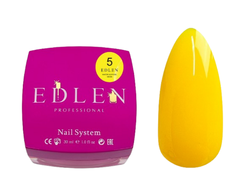 Акригель Edlen Water Neon №05 30 мл УЦЕНКА срок годности до 02.08.26