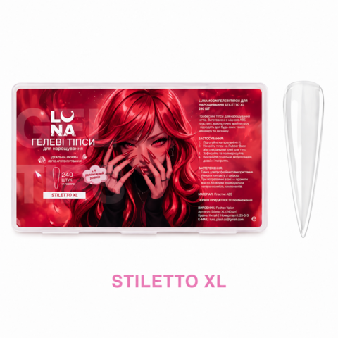 Типы гелевые Luna Stiletto XL