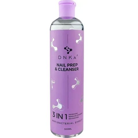 Обезжириватель DNKa Nail Prep&Cleanser 3в1 500 мл