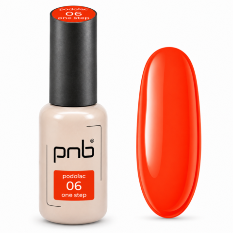 Гель-лак однофазный для педикюра PNB Podolac One step №06 8 мл
