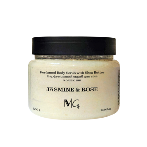 Скраб для тіла парфумований MG Jasmine & Rose 500 гр