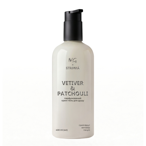 Крем-гель для душа парфумований MG & Strimka Vetiver & Patchouli 400 мл