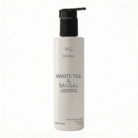 Лосьйон для тіла парфумований MG & Strimka White tea & Sandal 250 мл