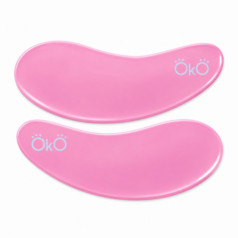Патчі силіконові багаторазові OKO Lash&Brow Pink Pad 1 пара рожеві