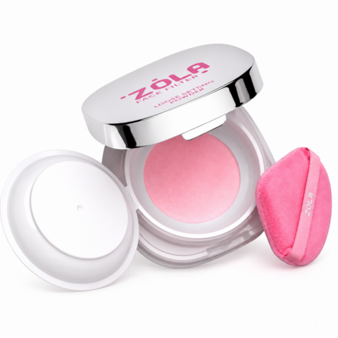 Пудра фиксирующая россыпная Zola Face Filter №02 Translucent Pink