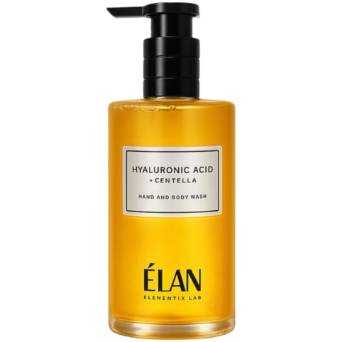 Гель для миття рук та тіла Elan Elementix Lab Hyaluronic Acid + Centella 350 мл