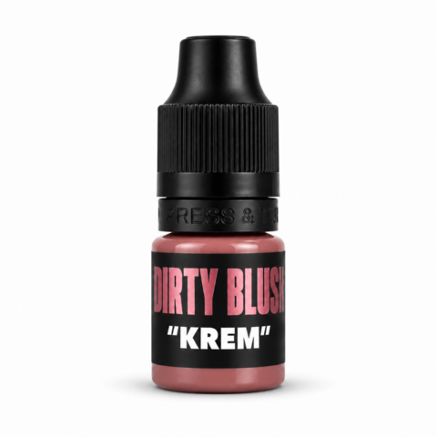Пигмент для перманентного макияжа минеральный губ The Mineral Lips Dirty blush Krem 6мл