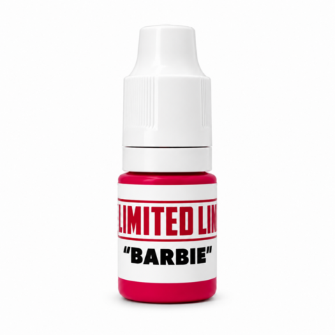 Пигмент для перманентного макияжа минеральный губ The Mineral Lips Limited line Barbie 6мл