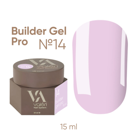 Гель моделирующий Valeri Builder Gel Pro (new collection) №14 15 мл