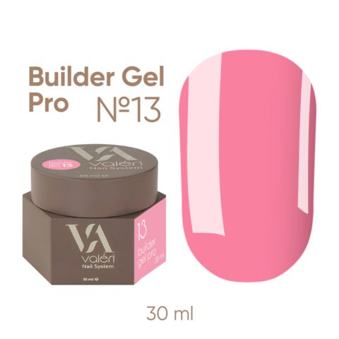 Гель моделюючий Valeri Builder Gel Pro (new collection) №13 30 мл