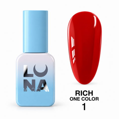 Гель-лак Luna Rich One Color №1 8 мл