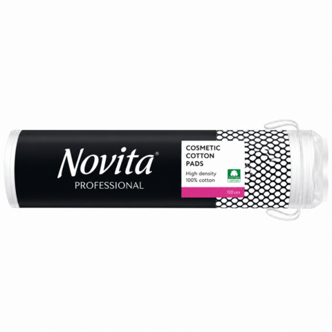 Диски ватні косметичнi Novita Professional 120 шт/уп