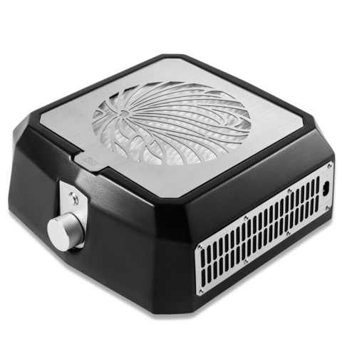 Витяжка для манікюру Microstop Base Pro з HEPA фільтром 80 W чорна