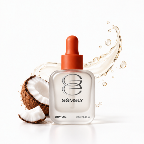 Олія суха для кутикули Gemely Dry oil Coconut 20 мл