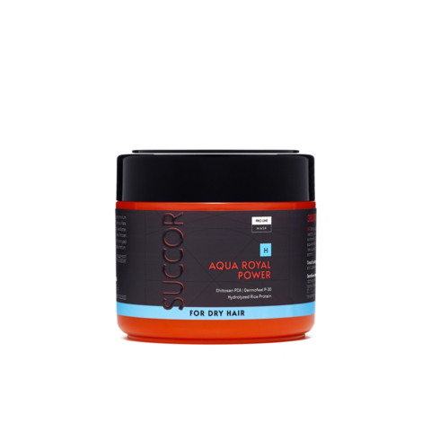 Маска зволожуюча для сухого волосся Succor Aqua royal power Mask 300 мл
