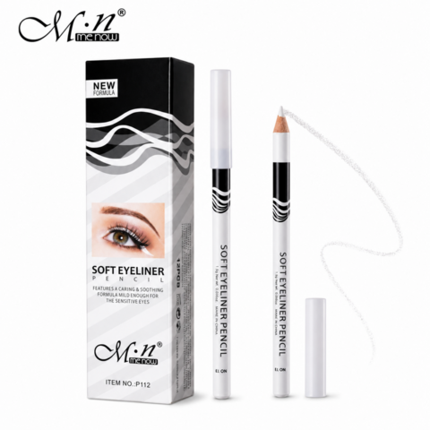 Карандаш для бровей разметочный Menow Soft Eyeliner, белый