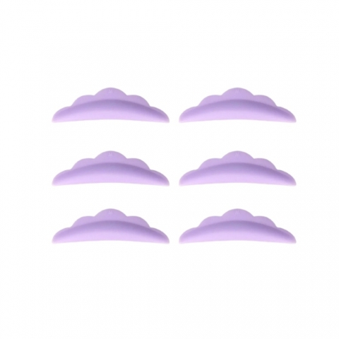 Бігуді силіконові (5 пар/уп), фіолетові