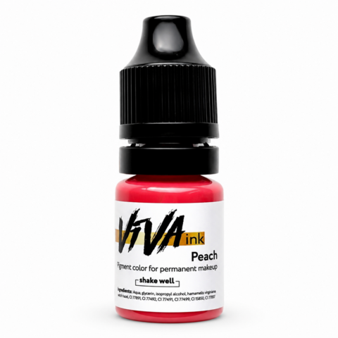 Пігмент Viva Lips 7 Peach для перманентного макіяжу 6 мл