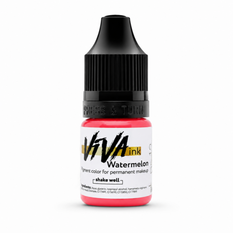 Пігмент Viva Lips 12 Watermelon для перманентного макіяжу 6 мл