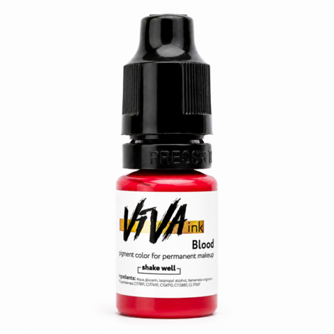 Пігмент Viva Lips 9 Blood для перманентного макіяжу 6 мл