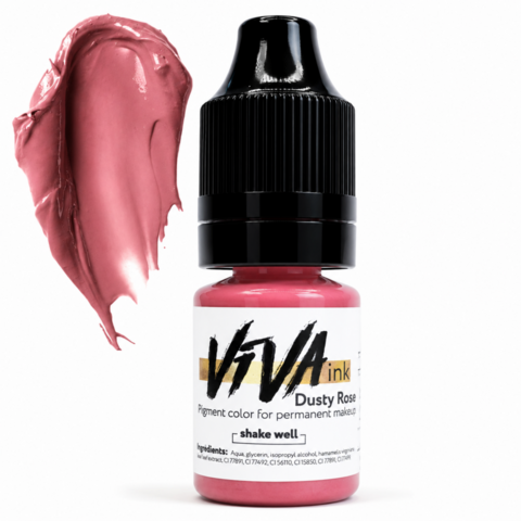 Пігмент Viva Lips 11 Dusty Rose для перманентного макіяжу 6 мл