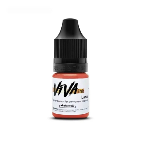Пігмент Viva Lips  4 Latte для перманентного макіяжу, 6мл