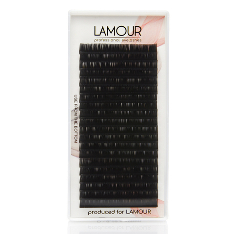 Вії Lamour Mix чорні D/0,12/7-12мм