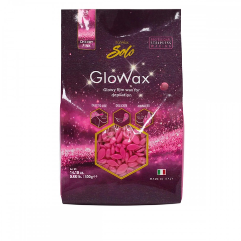 Гарячий віск ItalWax GloWax у гранулах 400 г,  рожева вишня