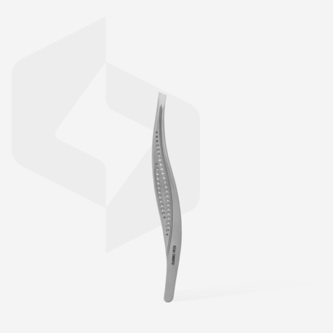 Пинцет для бровей STALEKS CLASSIC 12 TYPE 3 (широкие скошенные кромки)