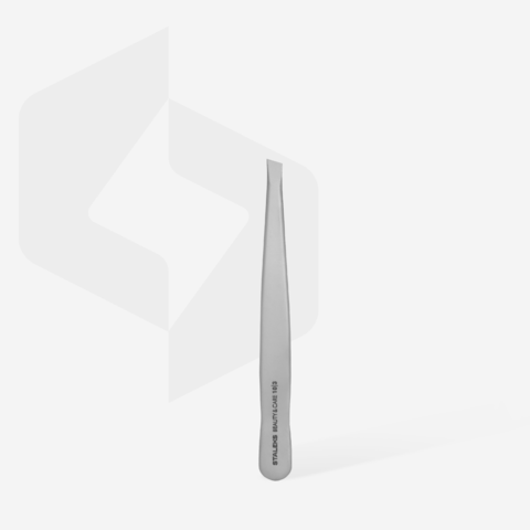Пинцет для бровей STALEKS BEAUTY&CARE 10 TYPE 3 (широкие скошенные кромки)