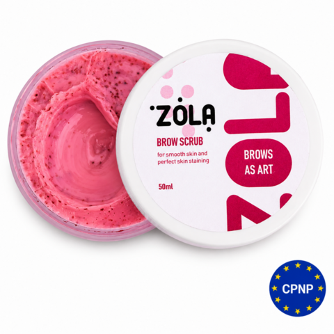 Скраб для брів Zola (міні-версія), 50 мл