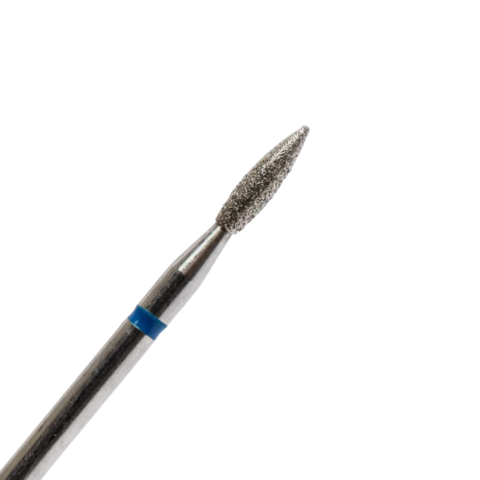 Фреза алмазна Полум'я 2.3*8 мм, синя M