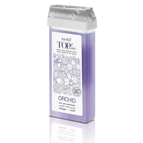Віск ItalWax Top Line у картриджі з роликом 100 мл, орхідея