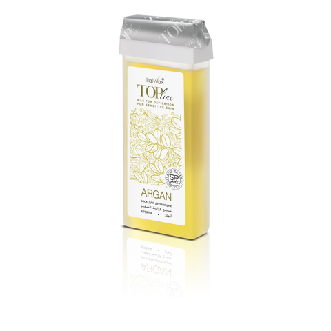 Воск ItalWax Top Line в картридже с роликом 100 мл, аргана