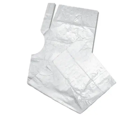 Пеньюар для парикмахерских работ Panni Mlada™0,9х1,6м (50 шт/пач) из полиэтилена, белый