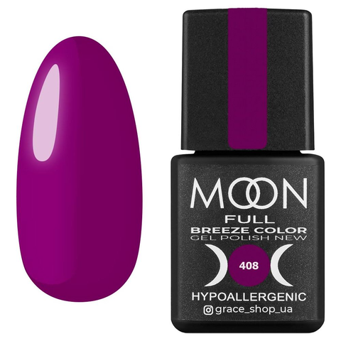 Гель-лак Moon Full Breeze color №408, 8 мл