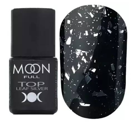 Топ без липкого шару Moon Full Leaf silver, 15 мл