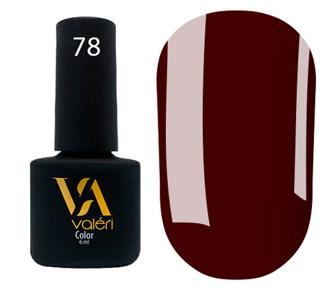 Гель-лак Valeri Color №078, 6 мл