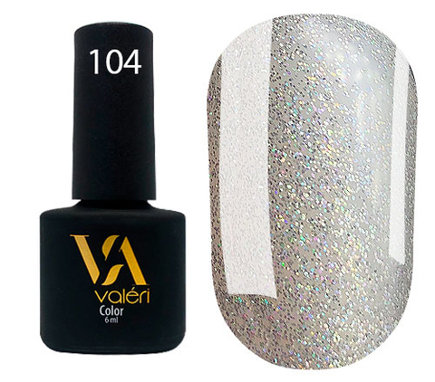 Гель-лак Valeri Color №104, 6 мл