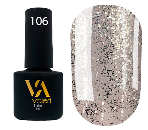 Гель-лак Valeri Color №106, 6 мл