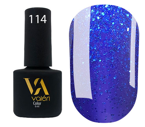 Гель-лак Valeri Color №114, 6 мл