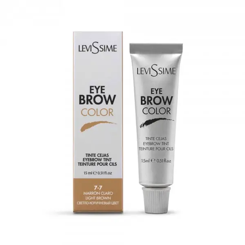 Краска для бровей LeviSsime Eye Brow Color №7.7 Light Brown/Светло-коричневая 15мл